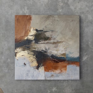 抽象画キャンバスオリジナル油絵壁掛けアートグレーシルバー