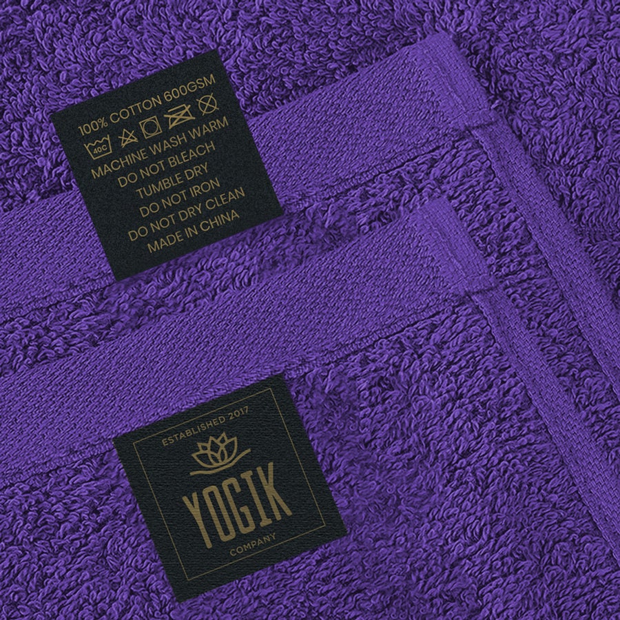 Aspen Gold (yellow) - Six-Piece Luxury 100% Cotton Towel Set Zero Twist  600GSM — YogiK
