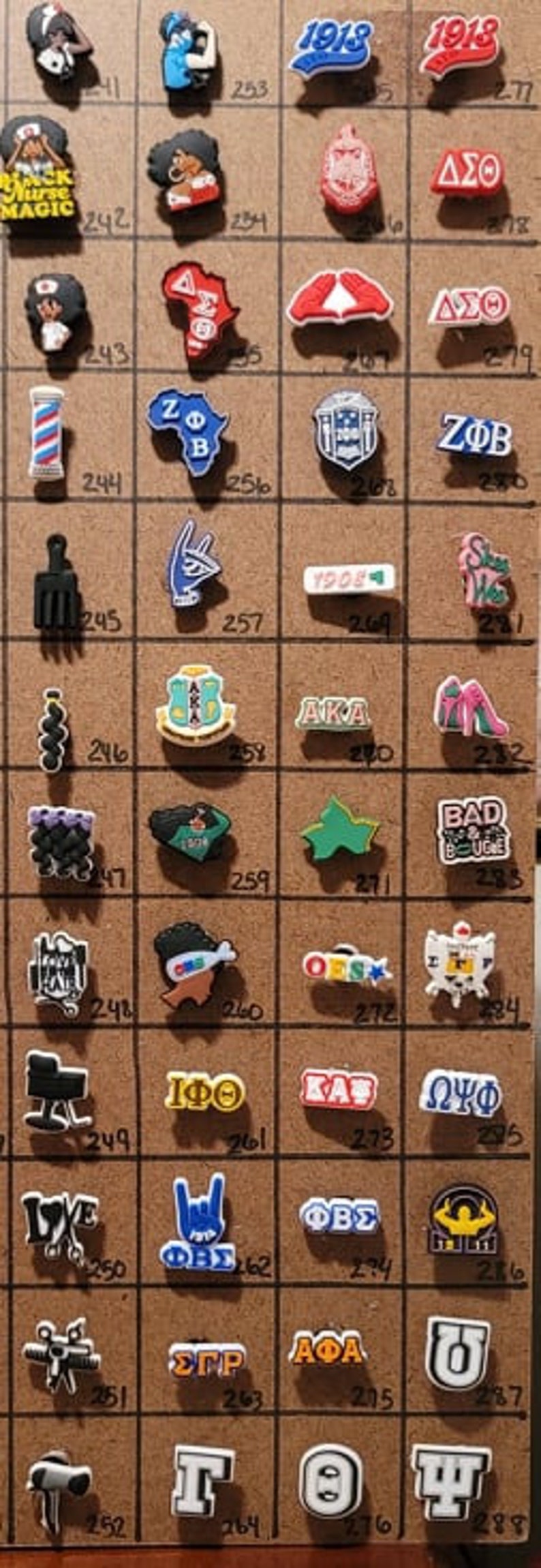 Shoe charms