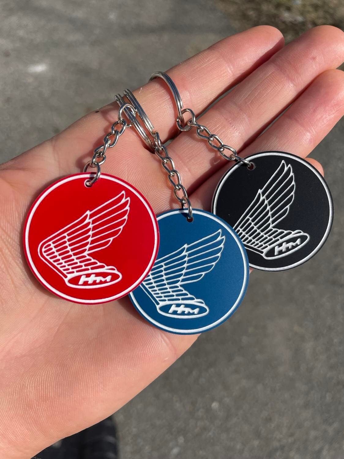 Porte clé tout de cou Honda (Honda Type-R Keychain lanyard ) à bas