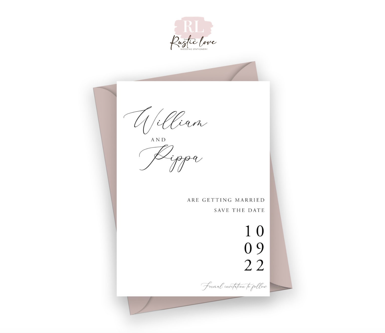 Personalised Save the Date cards wedding announcement | Etsy