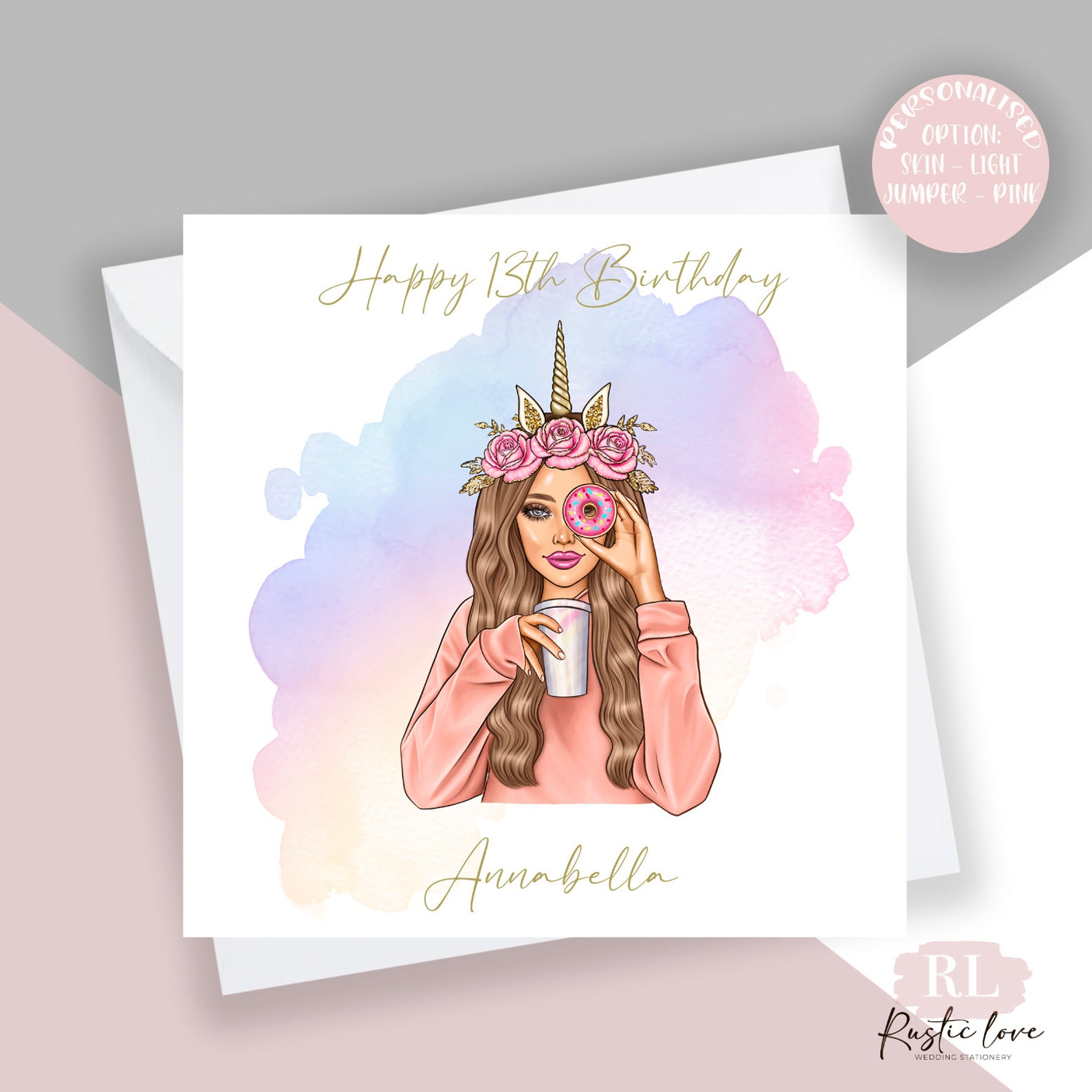 Personalised Teenage Girl Birthday Card Teenage Birthday - Etsy UK