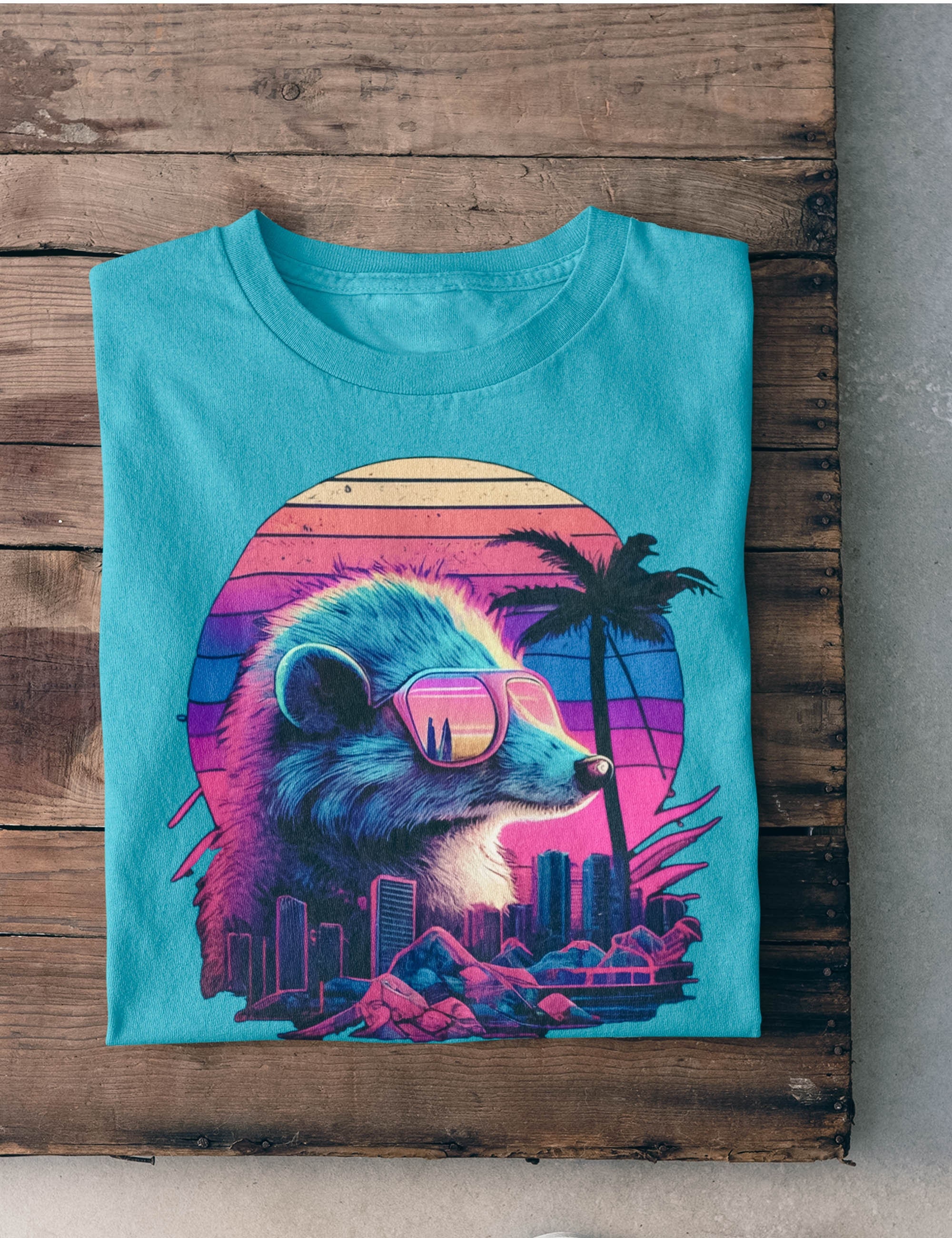 Neon 80s T Shirt 