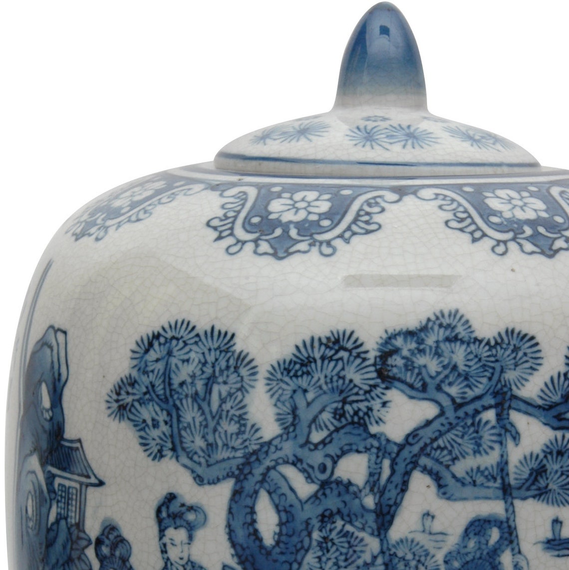 11 Ladies Blue & White Porcelain Vase Jar Etsy