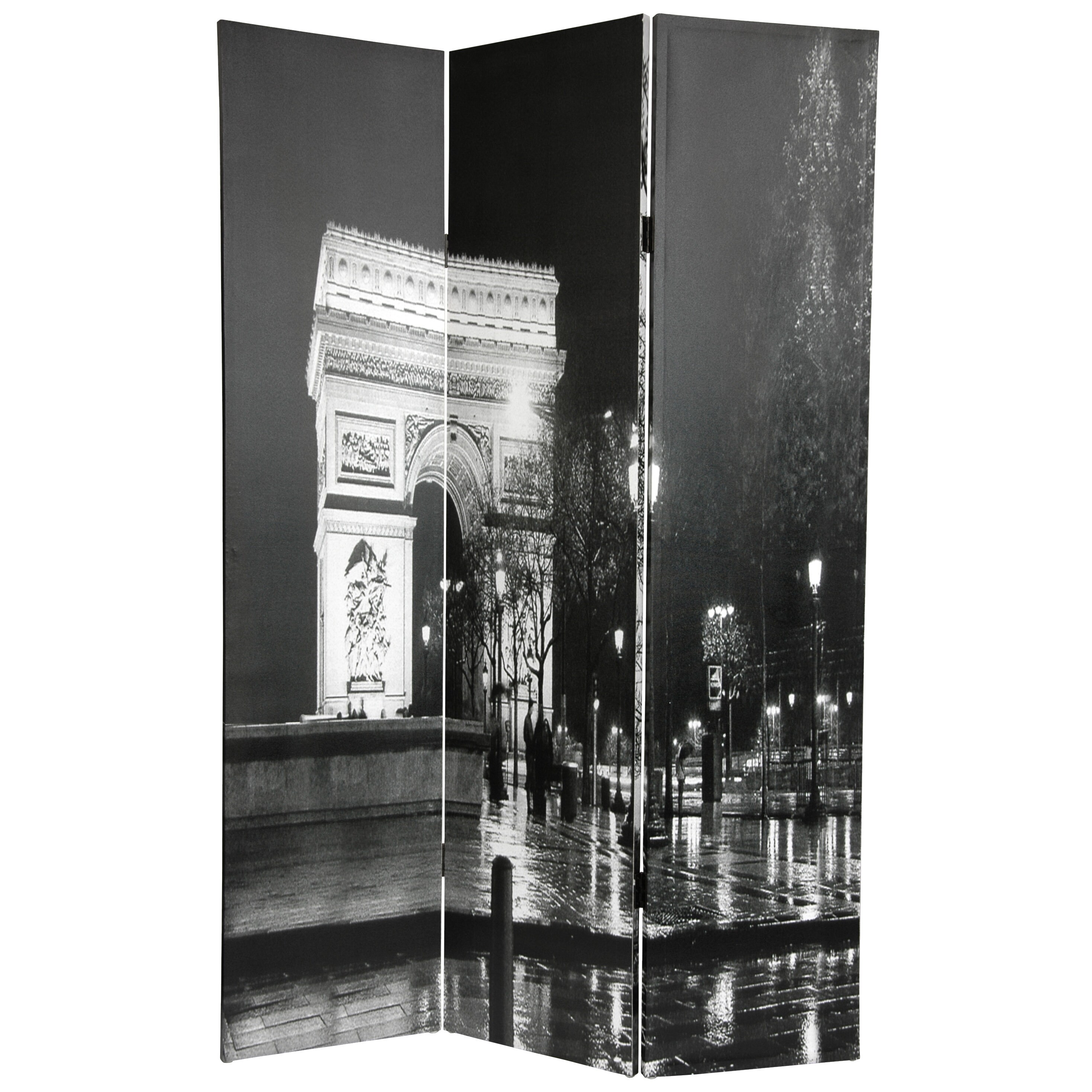 6 Ft. Tall Double Sided Paris Room Divider Eiffel Tower/arc Etsy