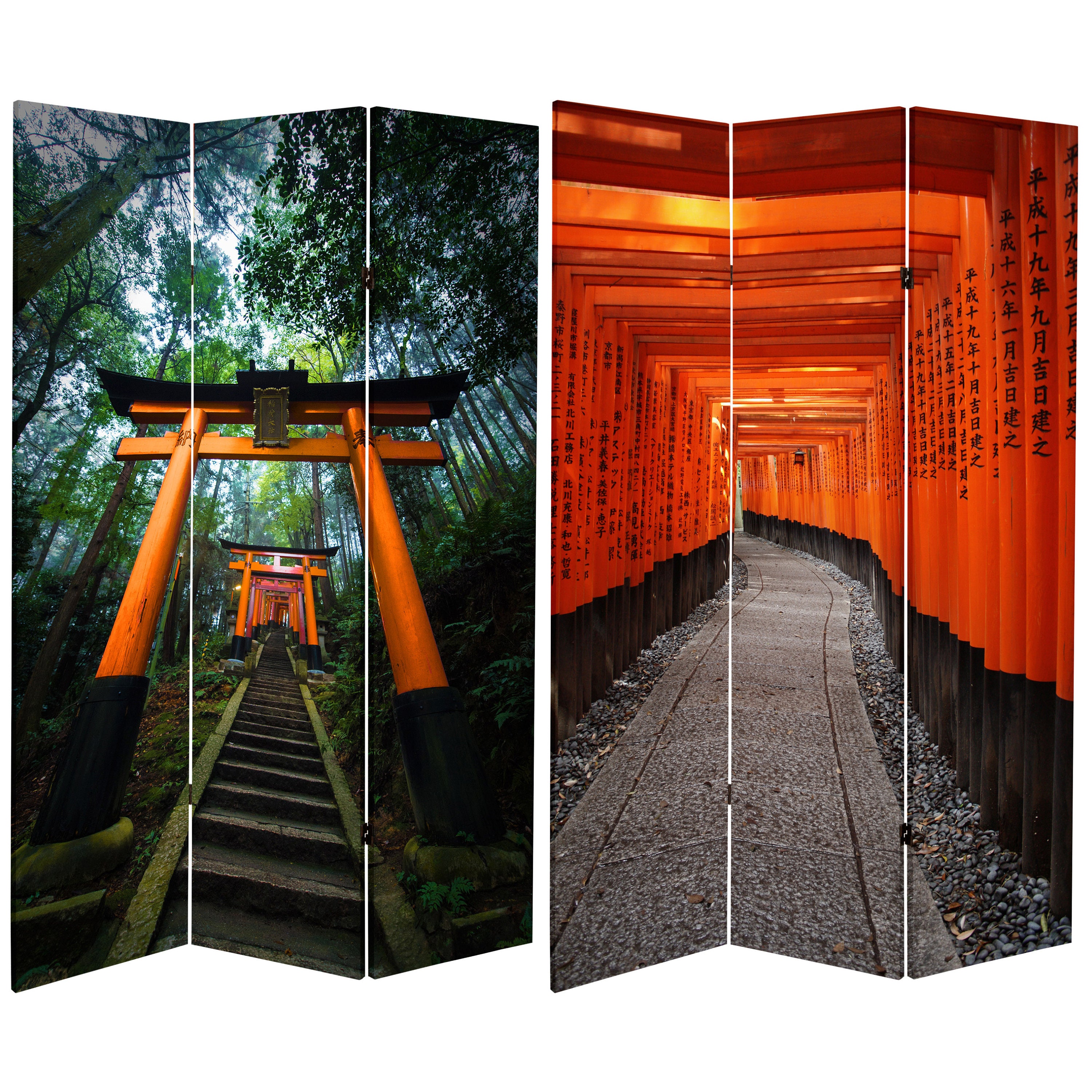 6 Ft Tall Double Sided Japanese Torii Gate Canvas Room Etsy Osterreich