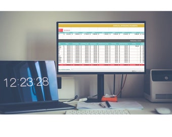 Plantilla de presupuesto de Excel / Planificador de presupuesto de Excel / Presupuesto digital / Planificador financiero de Excel / Seguimiento de gastos / Finanzas personales / Plantilla de Excel