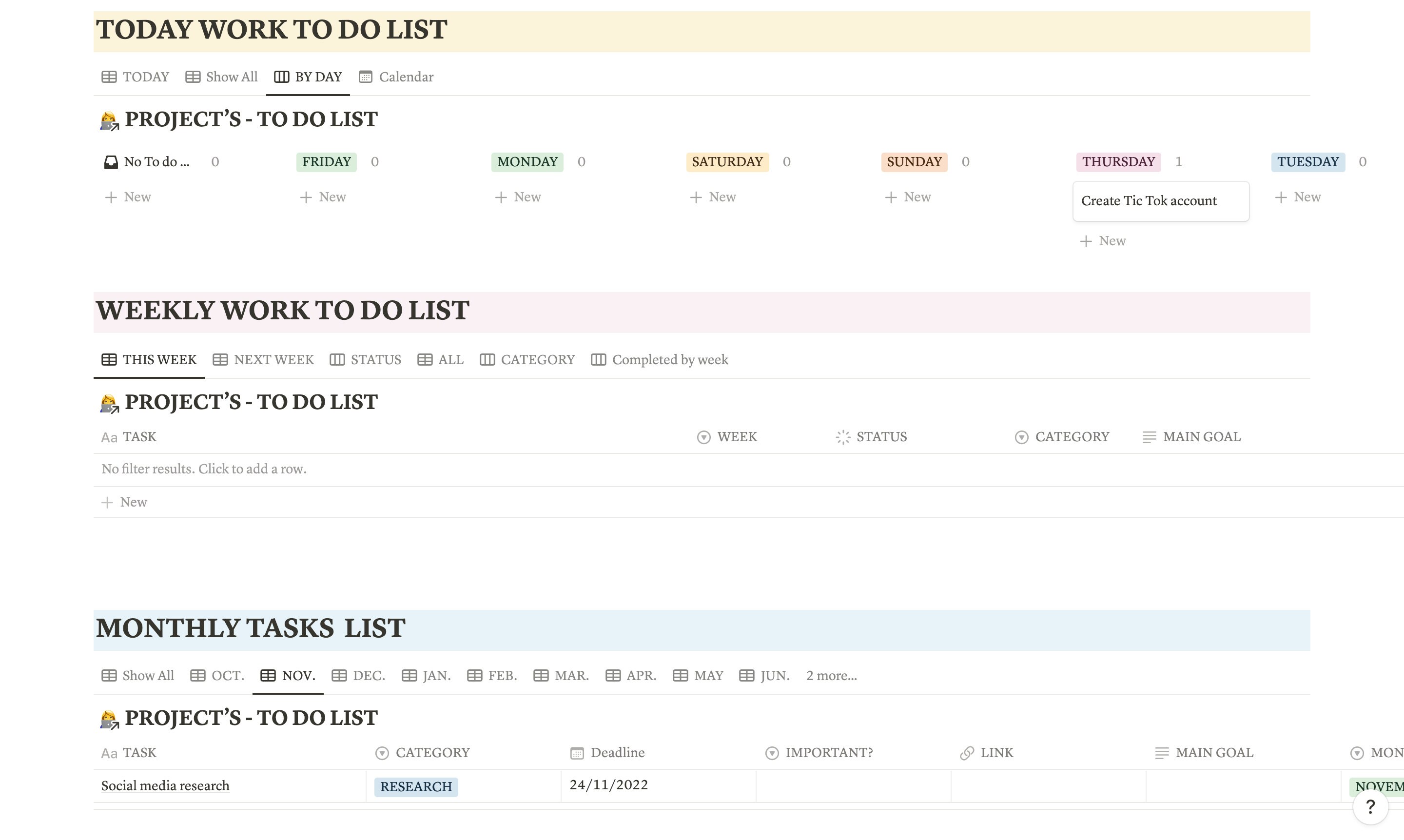Notion Template Client Dashboard CRM Client Tracker Notion Template ...