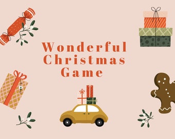 Christmas game printable, DYI Christmas game, Christmas Family Feud Game, Holiday party games