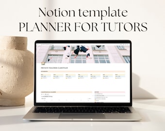 Notion Teacher Template Notion Planner All in one Notion Template Notion Organizer Template Work Planner Notion Private Teacher Planner