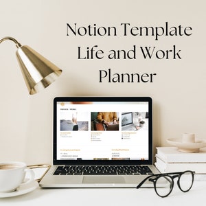 Notion Template All in one Notion Planner Notion Tracker Personal Planner Project Management Planner for freelancers Personal planner