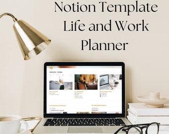 Notion Template All in one Notion Planner Notion Tracker Personal Planner Project Management Planner for freelancers Personal planner