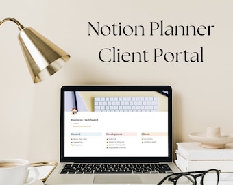 Notion Template Client Dashboard CRM Client Tracker Notion Template Client Portal Notion Business Planner for Project Manager