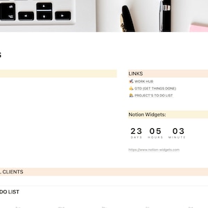 Notion Template Client Dashboard CRM Client Tracker Notion Template ...