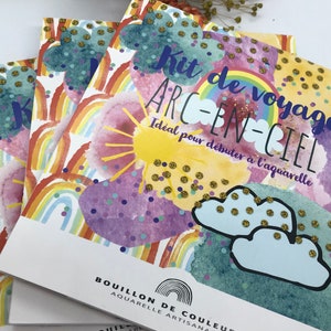 Kit de voyage arc-en-ciel