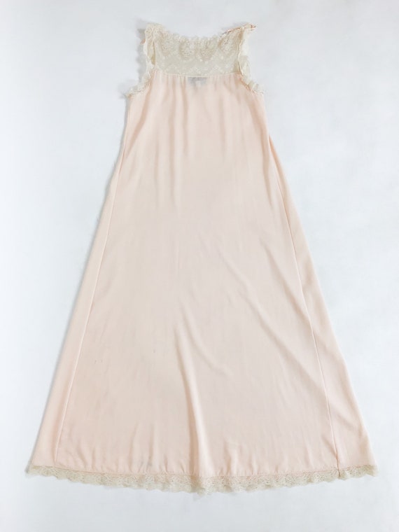 Vintage 60s Corhan Noumair Pale Pink Night Gown - image 7