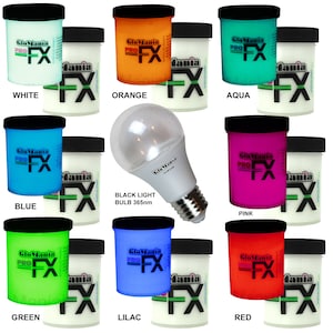 GloMania Glow in the Dark Paint Super Bright Neutral color acrylic cosmic star ceiling craft luminous