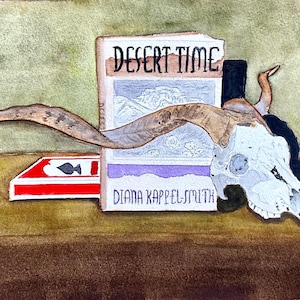 Desert Time. Original Watercolor.