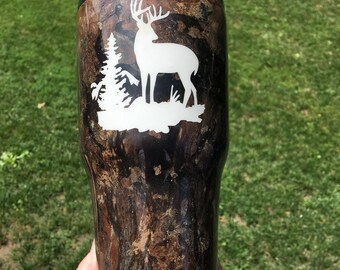 Camo deer 30 oz tumbler
