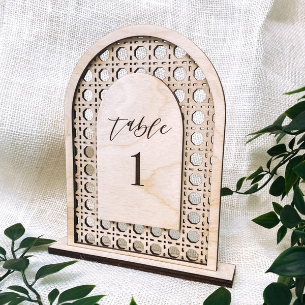 Boho Table Numbers, Boho Table Decor, Wood Table Numbers, Bohemian Wedding, Boho Decor, Boho Wedding Decor // Boho Collection