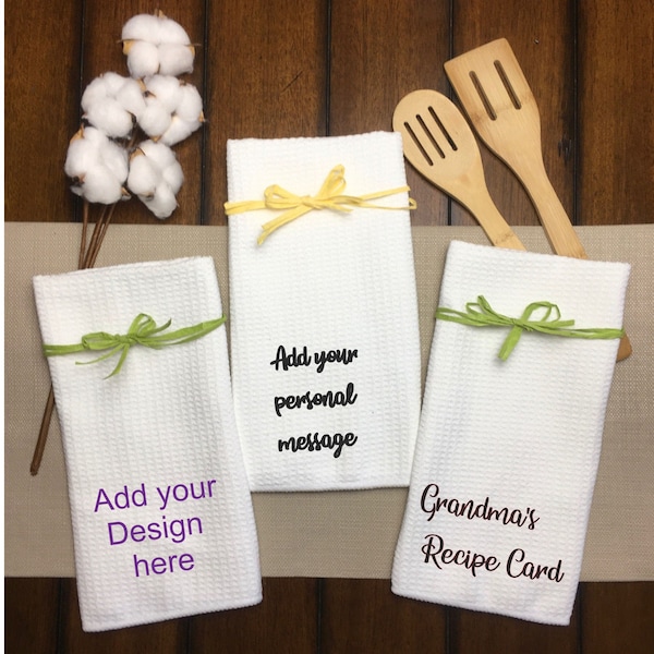 Handwritten recipe towel- family recipe-handwritten dish towel-dish towel-Recipe Towel-Recipe Apron-Recipe Trivet-custom Mothers Day gift