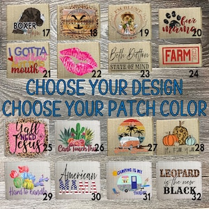 Hat Patch | 4x3 | Hat patches | Raggedy Patches | Raggedy Edge Patches | Patch for hat | Distressed Patches | Trucker hat patch