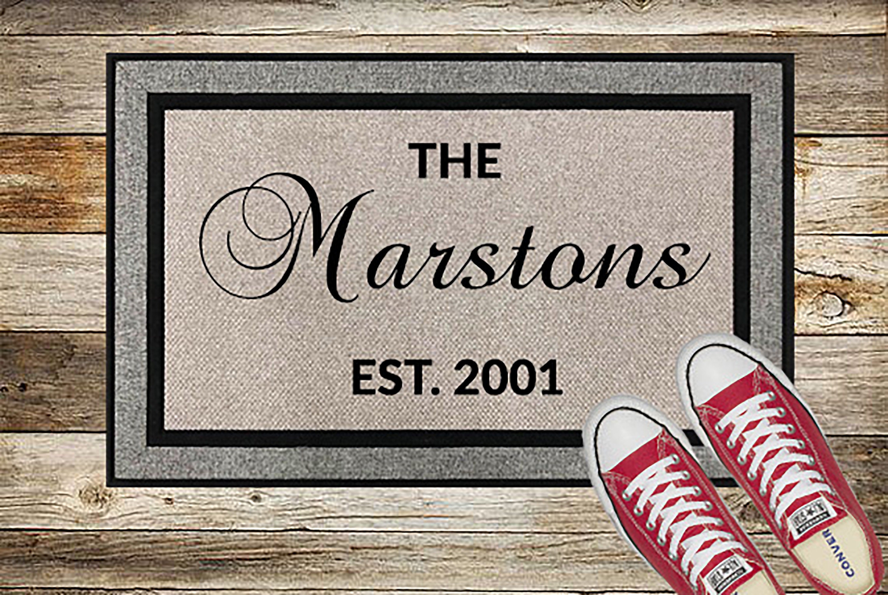 Custom door mat Business door matWedding Etsy