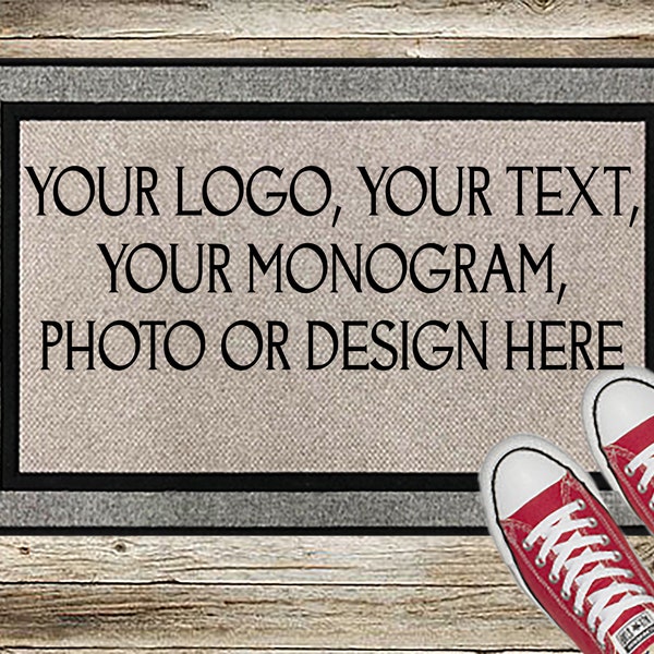 Custom doormat-Welcome door mats-Business door mat-Door mat-Personalized Doormat-Realtor Doormat-Logo Doormat-Your Design Doormat