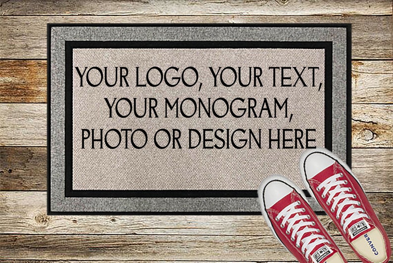 Custom Door Door Mats Business Door Mat Wedding Etsy