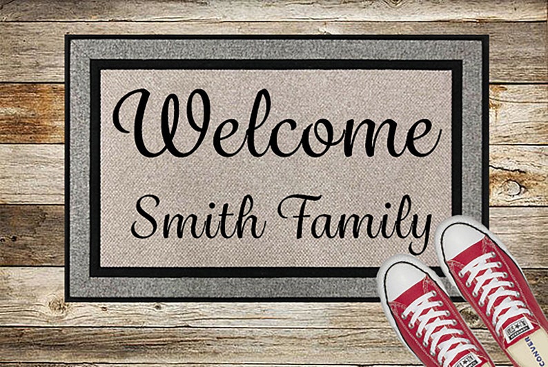Custom Door Doormats LOGO Doormatpersonalized Etsy