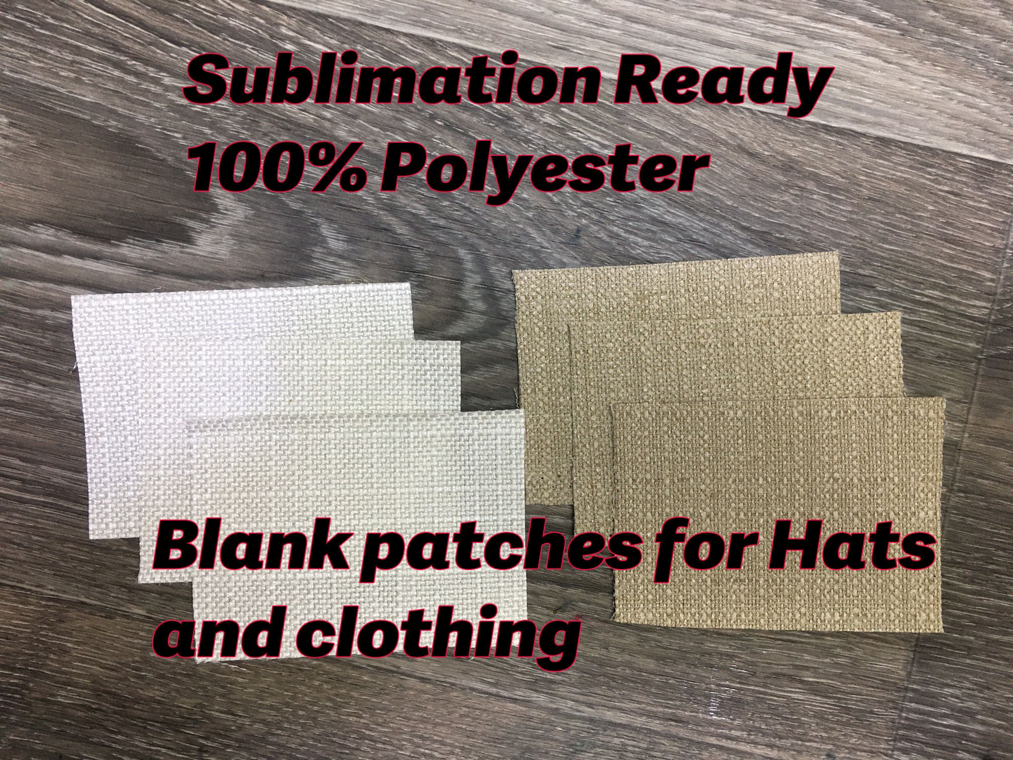 Sublimation patches- ROUND SHAPE – Cotton Pickin Blanks