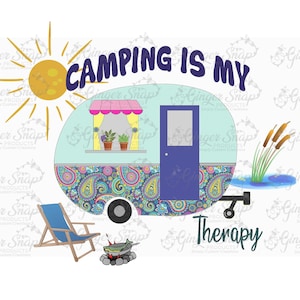 Camper Sublimation Design | Camping | Retro Camper | Sublimation PNG | Digital Download | Printable Artwork | Digital Art | Vintage Camper