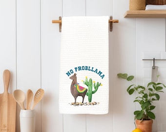 Dish Towels - Llama- Free Shipping - Llama Dish towel- RV towels - Gift For Mom - Wedding Shower Gift-Cute Llama decor-Llama Kitchen towel