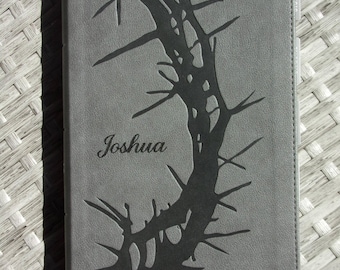 Personalized Bible With Optional Tabs, Engraved Christian Birthday Gift for Men, Husband, Father CSB Version