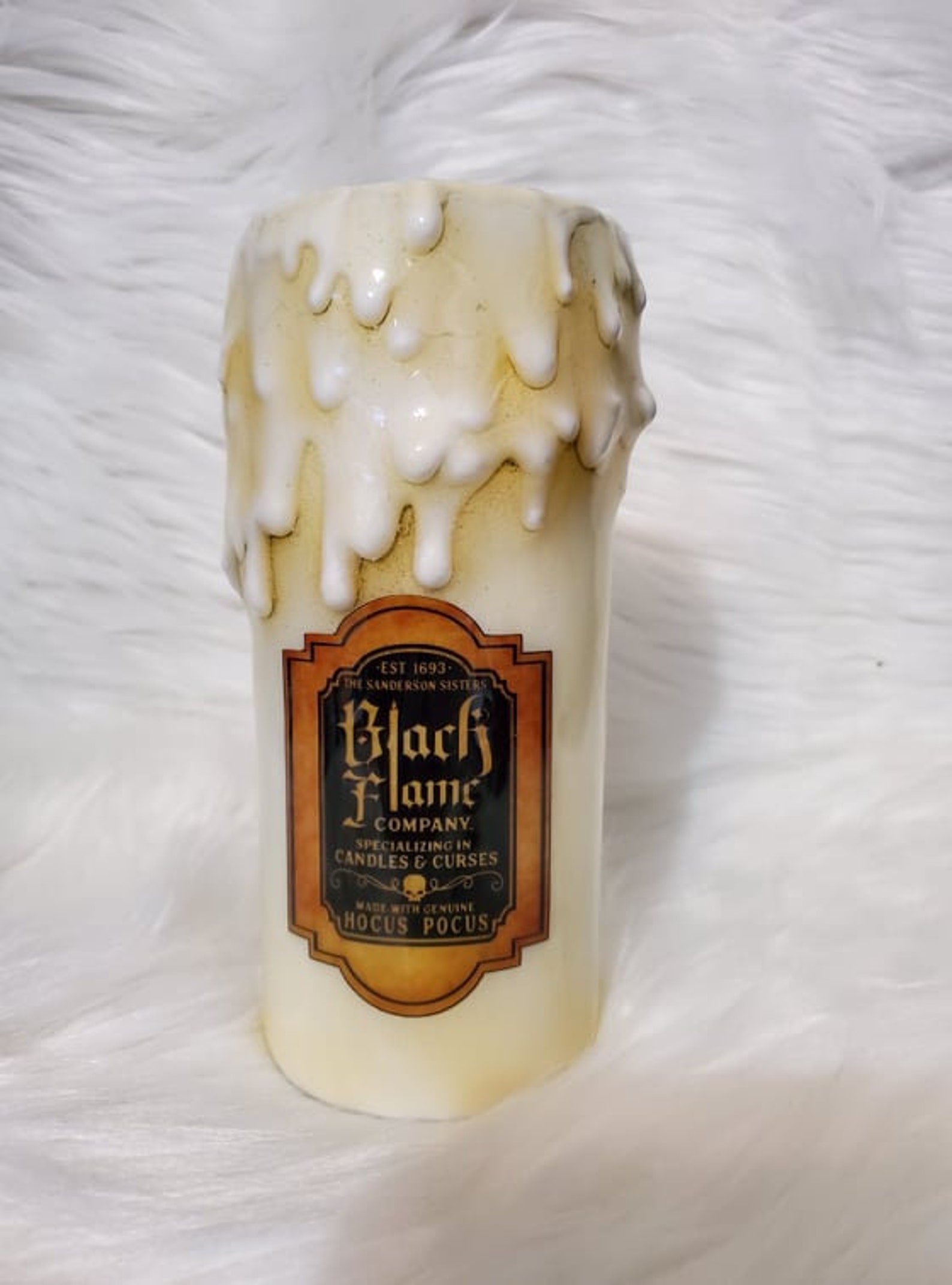 Black Flame Candle 15oz or 30oz Etsy
