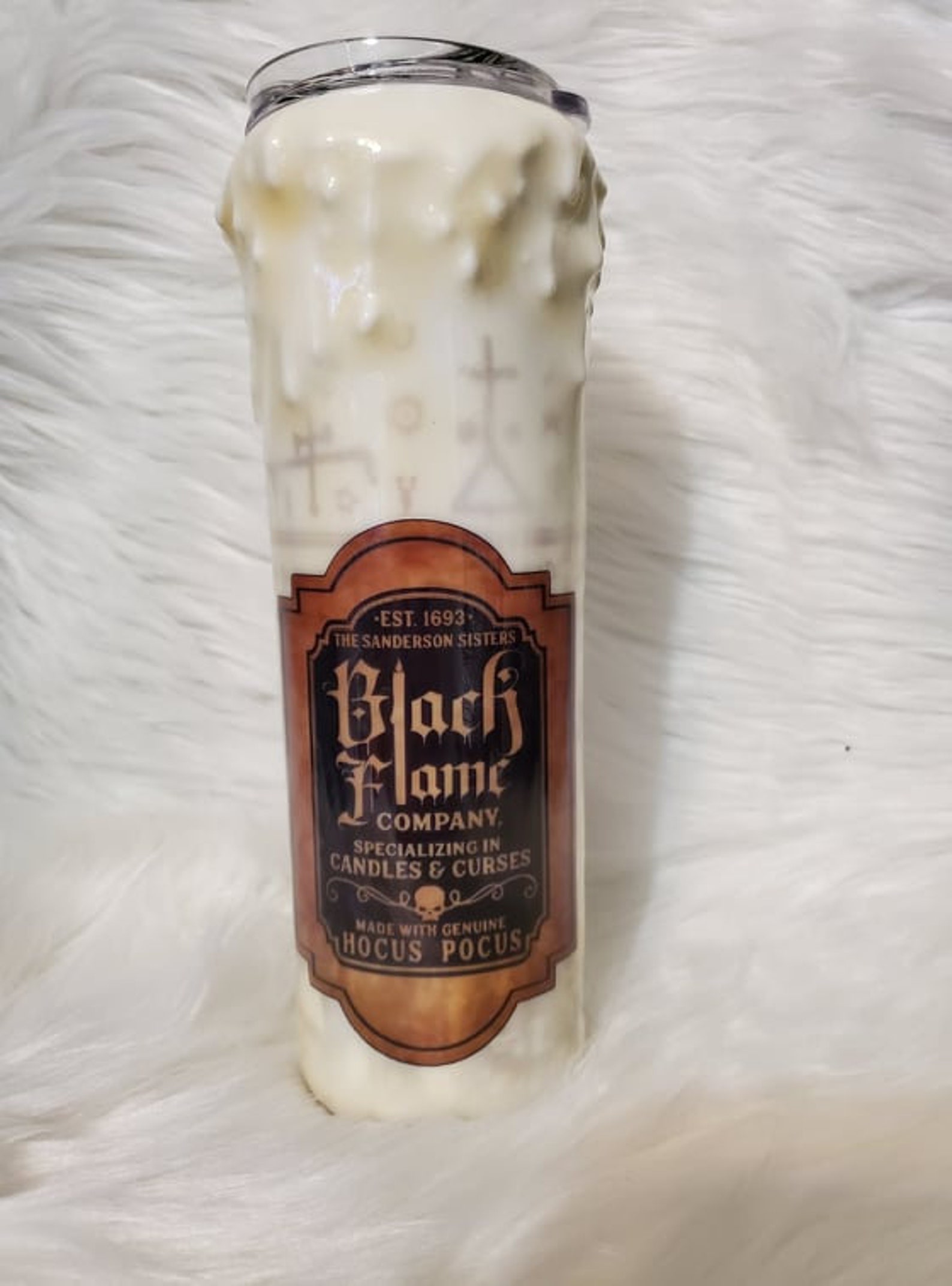 Black Flame Candle 15oz or 30oz Etsy