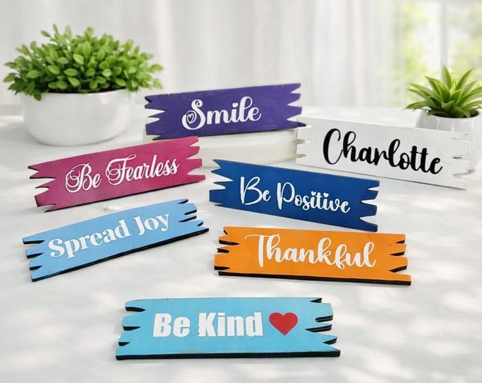 Mini Sign | Personalized Mini Wood Sign | Custom Quote Farmhouse Decor | Create Your Own Sign