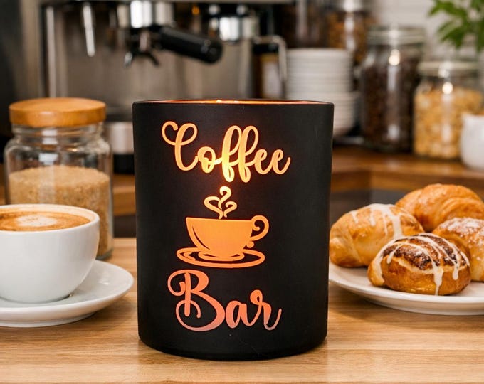 Coffee bar candle