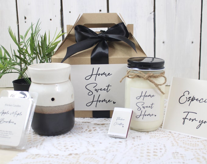 New Home Gift | Housewarming Gift | Home Candle Gift Set | Realtor Closing Gift | Realtor Gift Box | New Homeowner | Personalized Home Gift