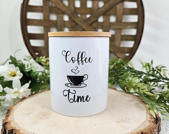 Coffee Time Soy Candle | Coffee Bar Decor, Scented Candle