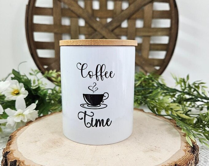 Coffee Bar | Coffee Bar Candle | Sublimated Candle | Coffee Time | Scented Candle | Soy Candle