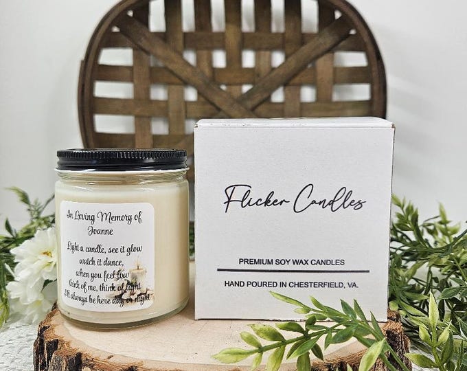 Sympathy Candle Gift | Sympathy Gift | Memorial Candle | Condolence Gift | Bereavement Gift | 9 oz Scented Candle