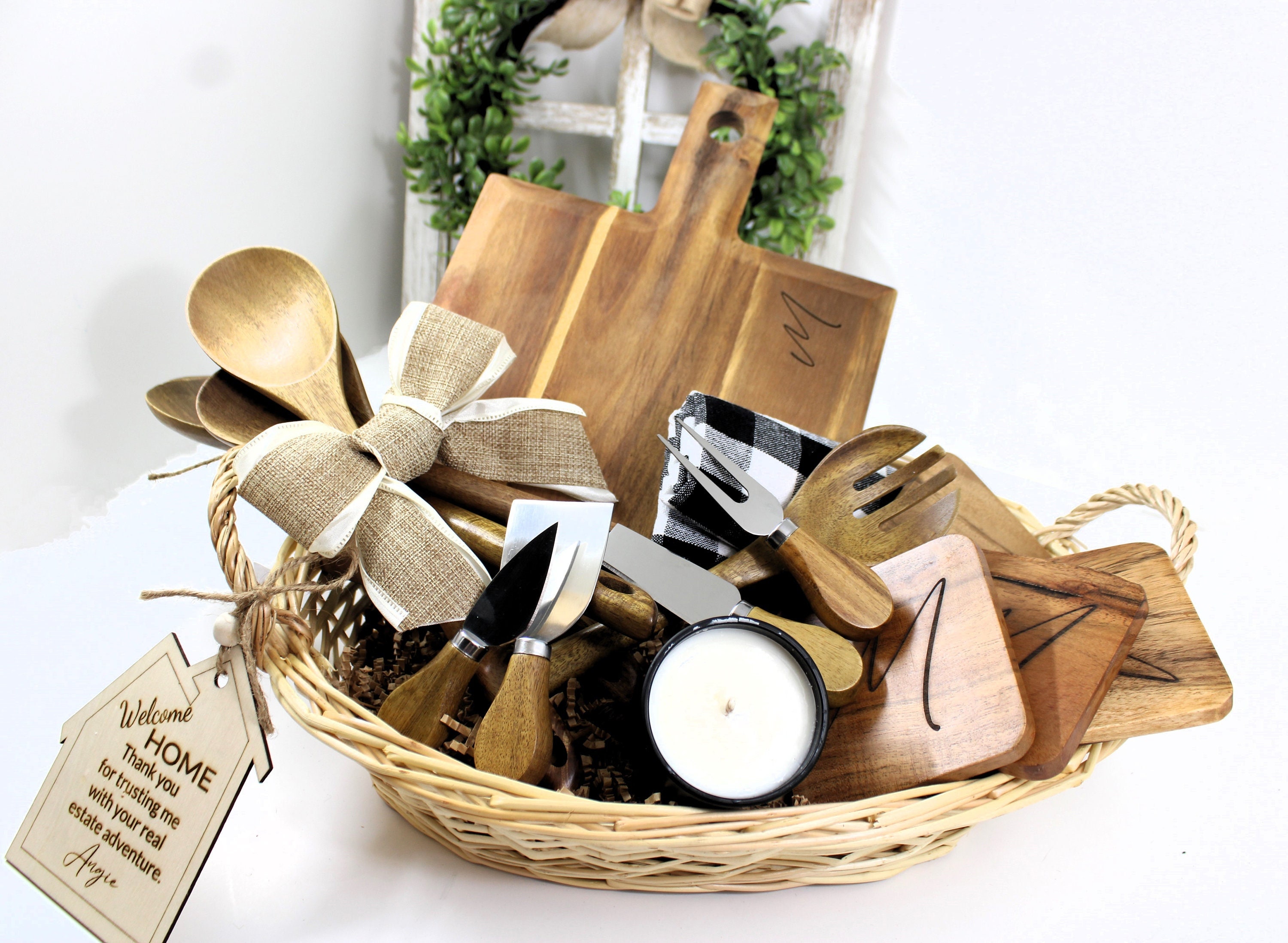 Luxury Housewarming Gift Basket - Huge, Deluxe - Filled with Gifts for New House - Realtors Closing Gifts for Buyers - Home - Custom Gifts - Make