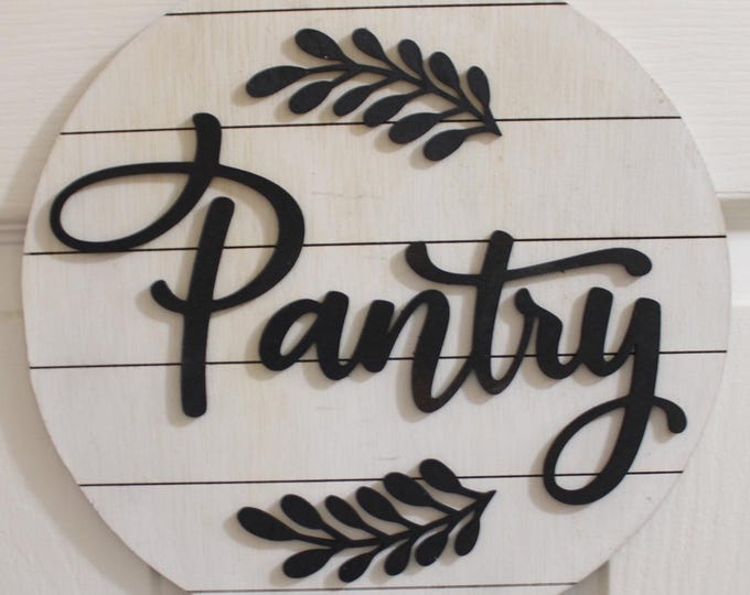 Wood Pantry Sign | Door Sign | Pantry | Home Decor | Kitchen sign |
