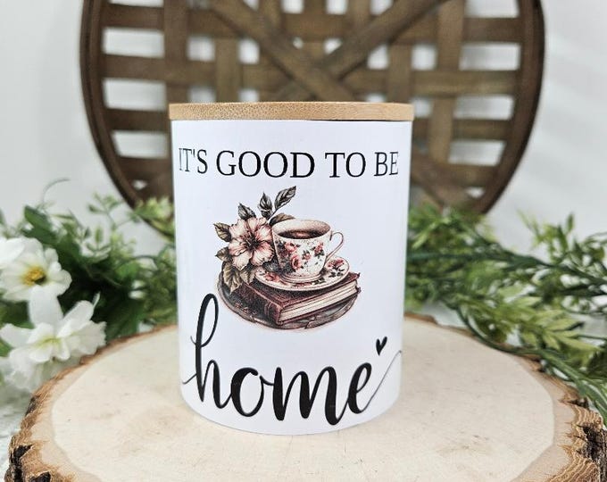 New Home Gift | Housewarming Gift | Realtor Closing Gift | New Homeowner | Scented Candle | 11 oz. Candle | Good to be Home | Sublimated |