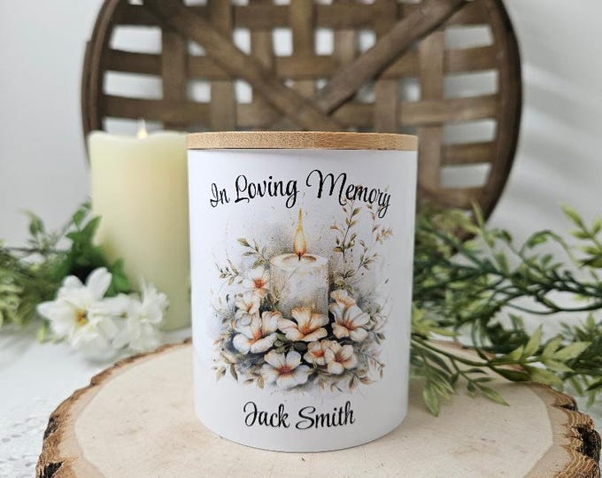 Sympathy Gift | Sympathy Candle Gift | Funeral Gift | Memorial Candle | Condolence Gift | Memorial Gift | Bereavement Gift | Candles