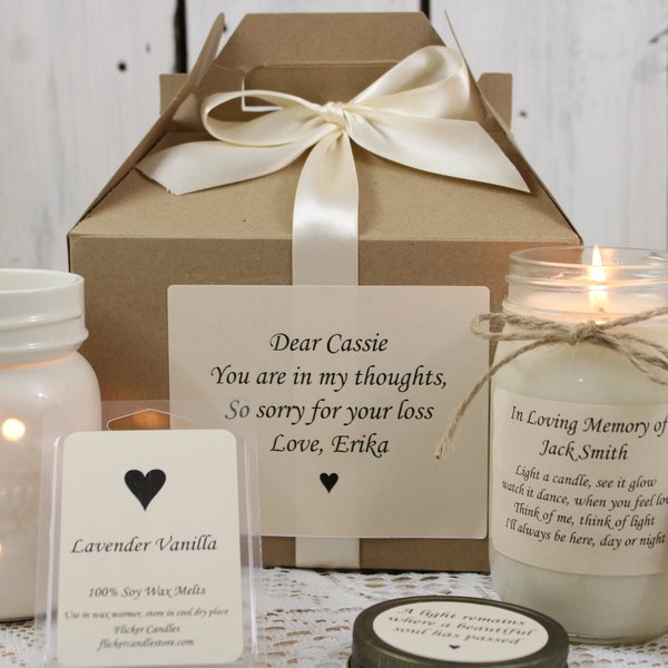 Sympathy Candle Gift Set | Sympathy Gift | Memorial Candle | Condolence Gift | Sorry For Loss | Memorial Gift | Bereavement Gift