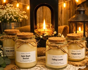 Milk Jar Soy Candle | 7 oz Home Decor Candle