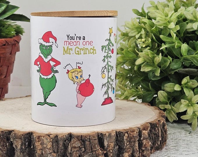 Candles | Grinch Candle | Christmas Candle