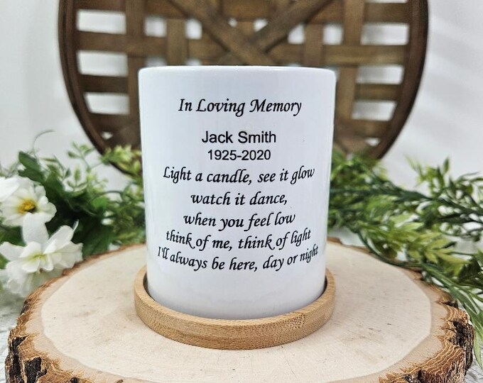 Sympathy | Sympathy Gift | Candle Gift | Funeral Gift | Memorial Candle | Condolence Gift | Memorial Gift | Bereavement Gift